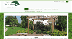 Desktop Screenshot of orchardshomeowners.com