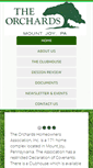Mobile Screenshot of orchardshomeowners.com